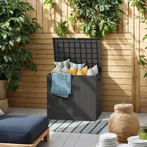 All-Weather Weatherproof Patio Deck Box (132L Lockable Parcel Delivery Station)